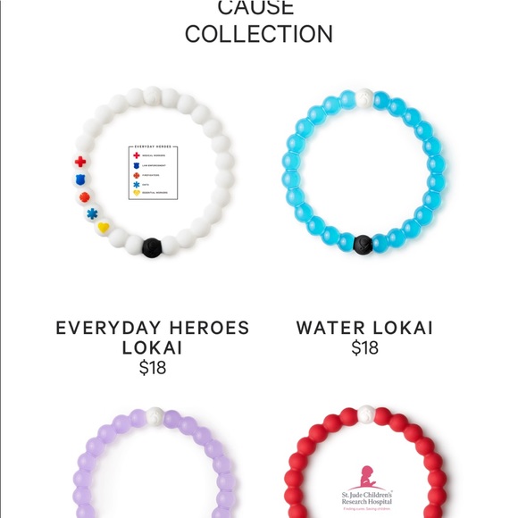 NWT Lokai Authentic Blue Water Cause bracelet size Medium - Picture 9 of 9